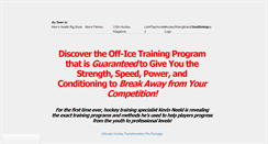 Desktop Screenshot of hockeytransformation.com